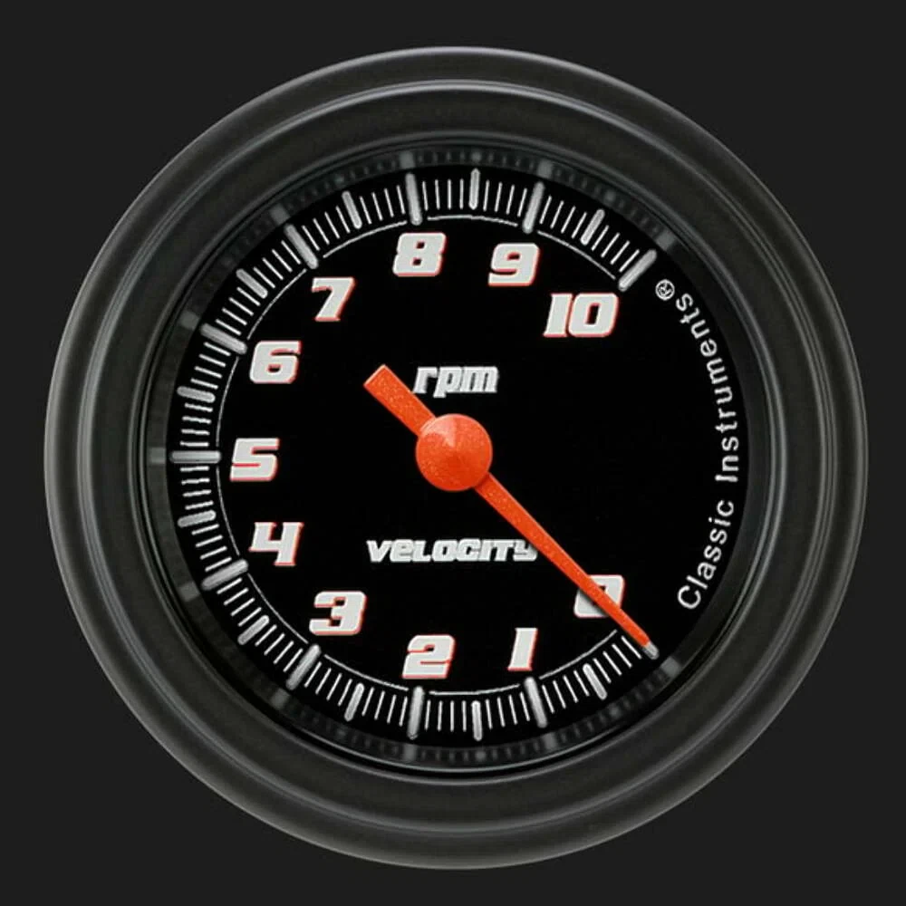 Velocity Black 2 1_8_ Tachometer VS183BBLF
